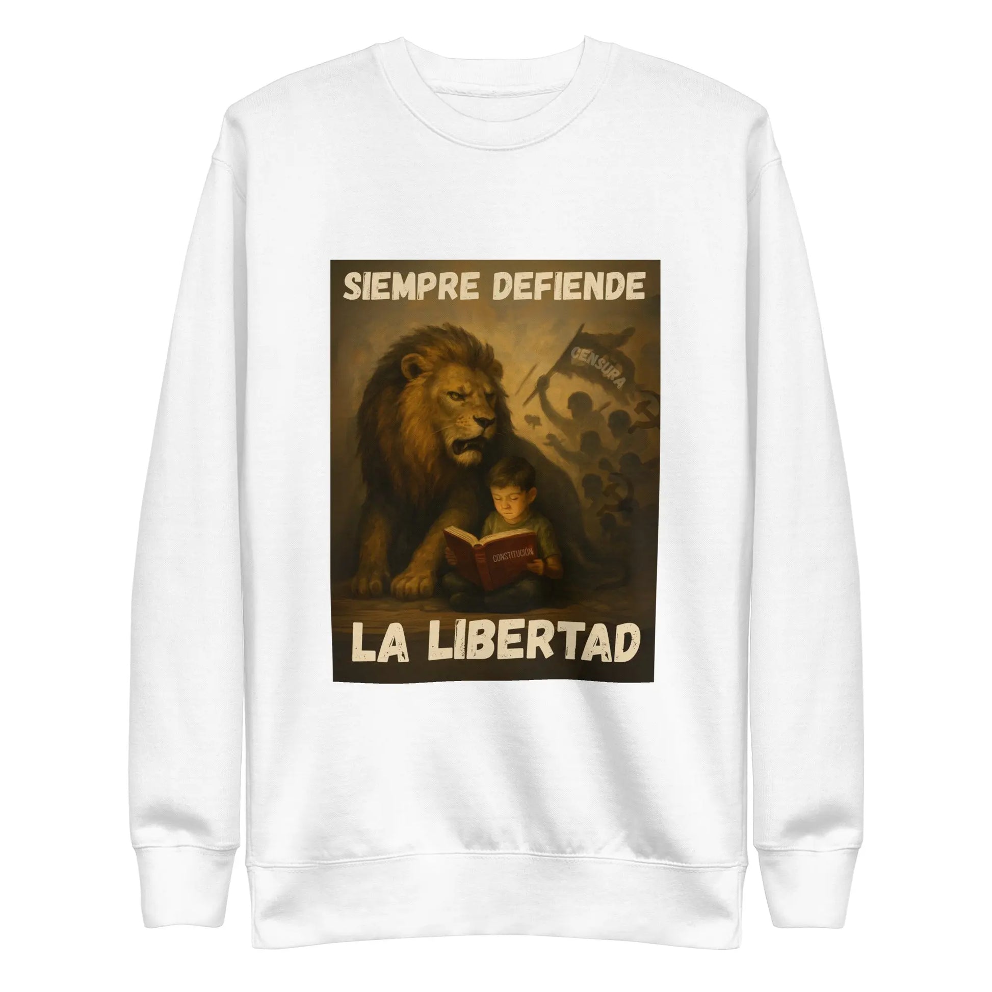 Comprar Sudadera gruesa unisex La Flamenca de Borgoña, Bandera de España, Cruz de Borgoña, Patricia Muñoz, VOX