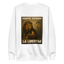 Comprar Sudadera gruesa unisex La Flamenca de Borgoña, Bandera de España, Cruz de Borgoña, Patricia Muñoz, VOX