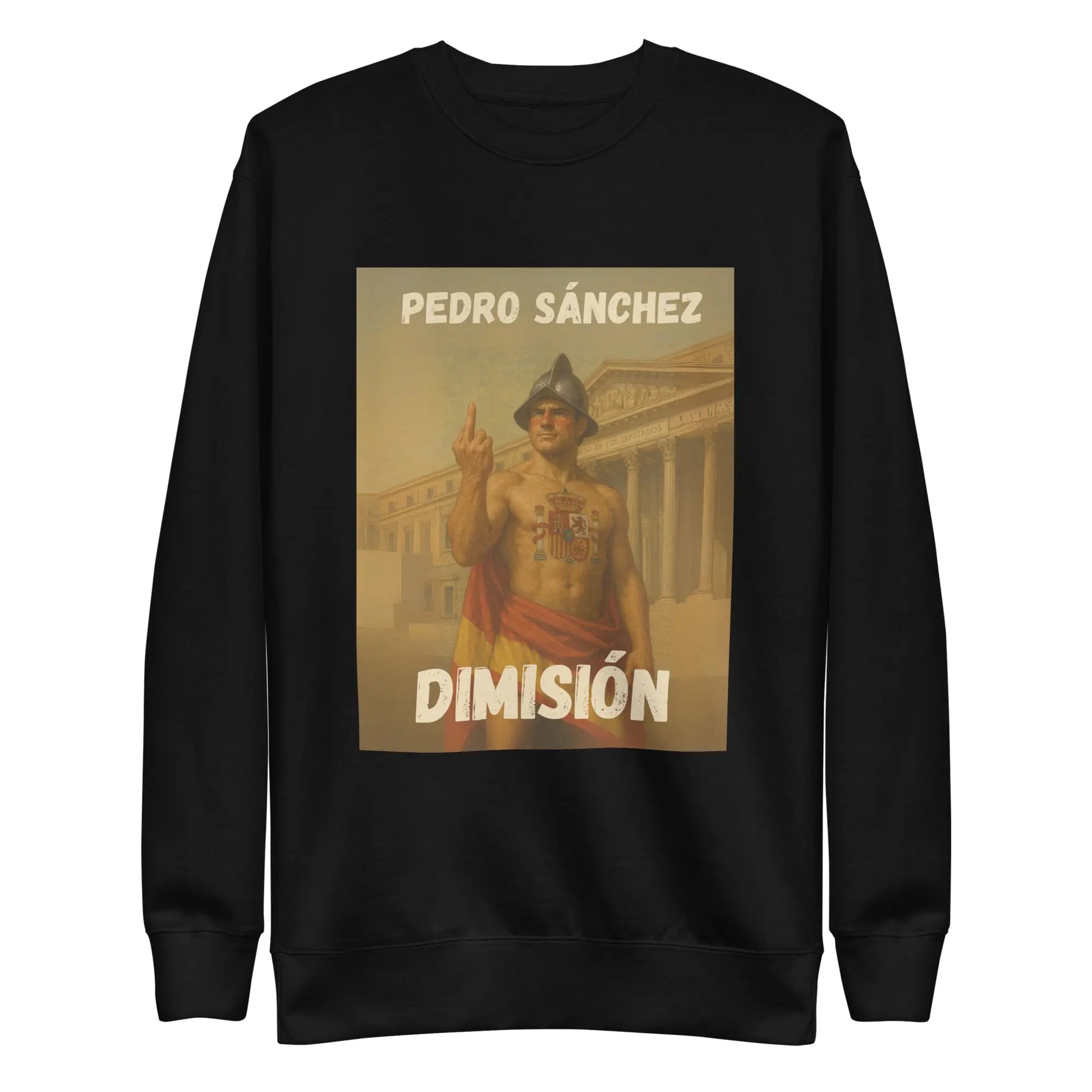 Comprar Sudadera gruesa unisex La Flamenca de Borgoña, Bandera de España, Cruz de Borgoña, Patricia Muñoz, VOX