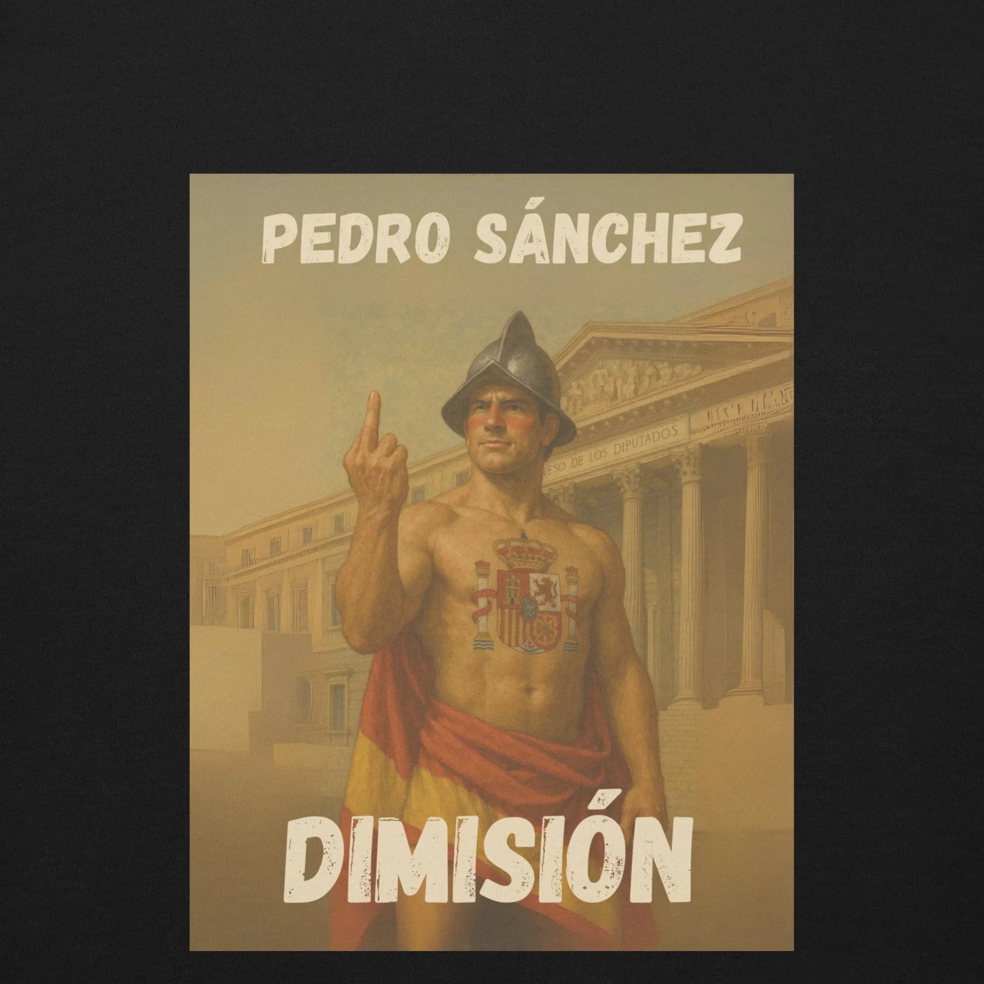 Comprar Sudadera gruesa unisex La Flamenca de Borgoña, Bandera de España, Cruz de Borgoña, Patricia Muñoz, VOX