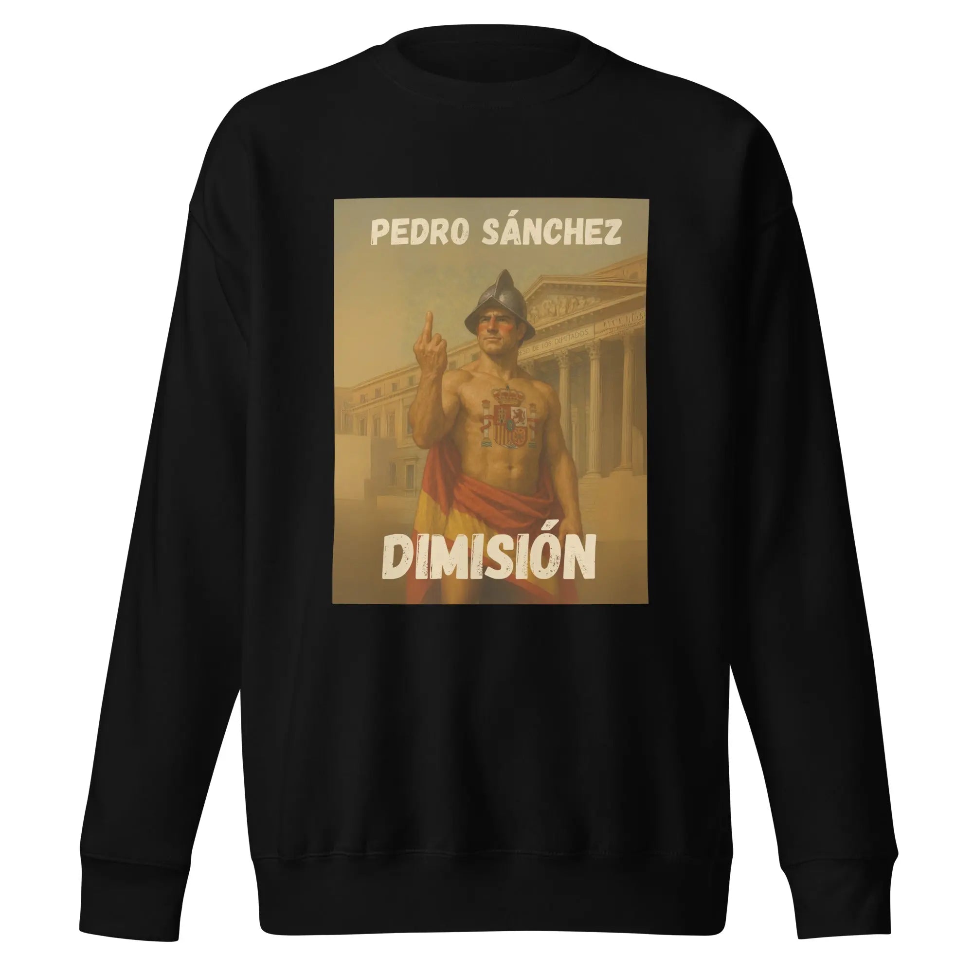 Comprar Sudadera gruesa unisex La Flamenca de Borgoña, Bandera de España, Cruz de Borgoña, Patricia Muñoz, VOX
