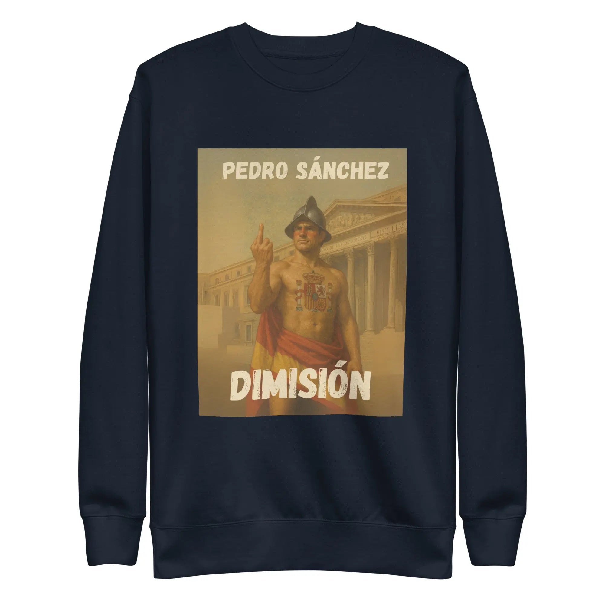 Comprar Sudadera gruesa unisex La Flamenca de Borgoña, Bandera de España, Cruz de Borgoña, Patricia Muñoz, VOX