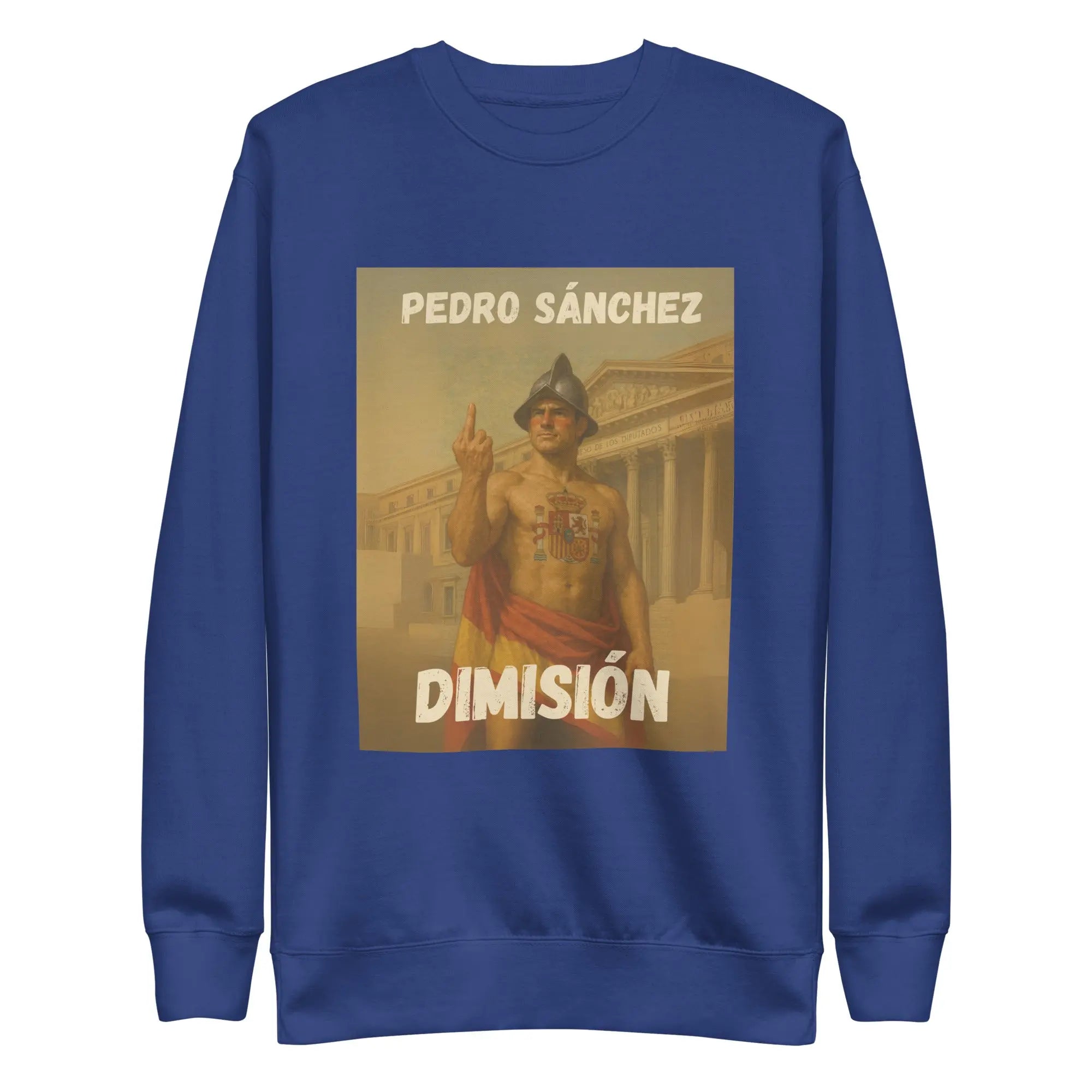 Comprar Sudadera gruesa unisex La Flamenca de Borgoña, Bandera de España, Cruz de Borgoña, Patricia Muñoz, VOX