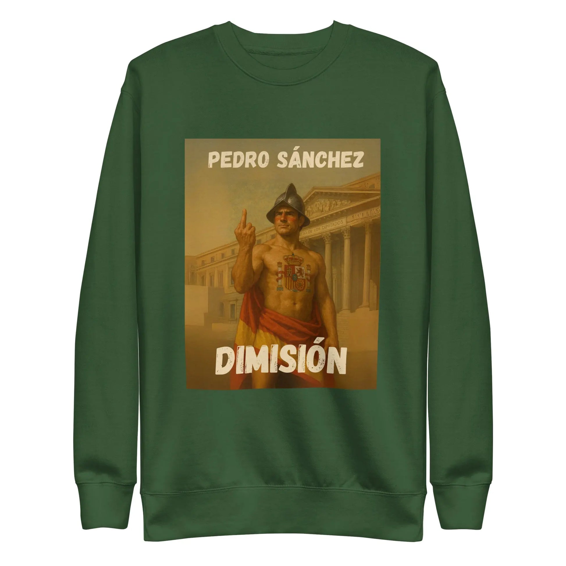 Comprar Sudadera gruesa unisex La Flamenca de Borgoña, Bandera de España, Cruz de Borgoña, Patricia Muñoz, VOX