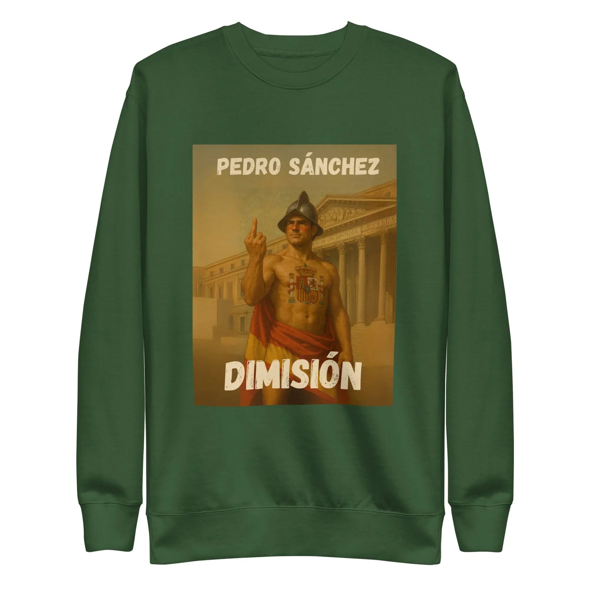 Comprar Sudadera gruesa unisex La Flamenca de Borgoña, Bandera de España, Cruz de Borgoña, Patricia Muñoz, VOX