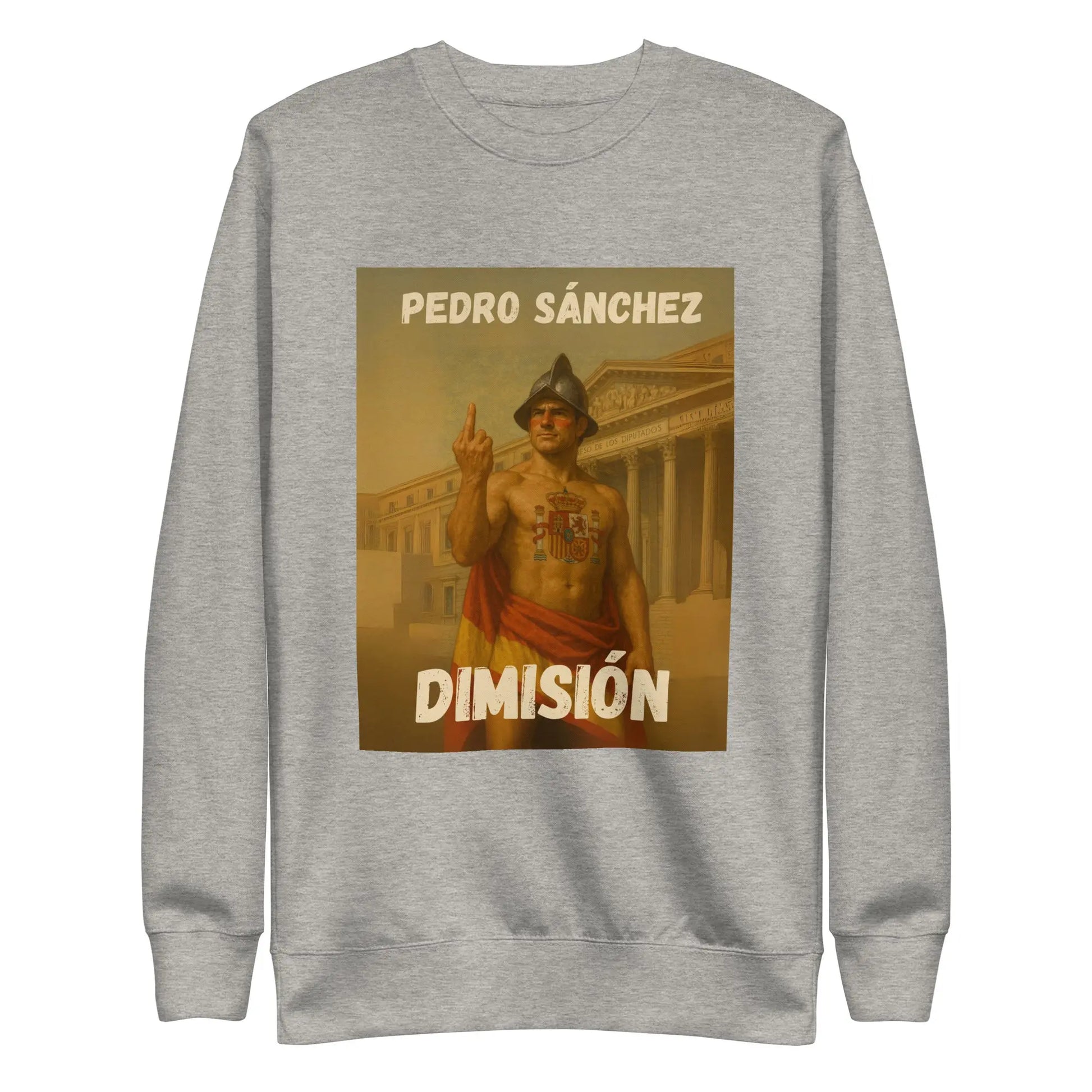 Comprar Sudadera gruesa unisex La Flamenca de Borgoña, Bandera de España, Cruz de Borgoña, Patricia Muñoz, VOX