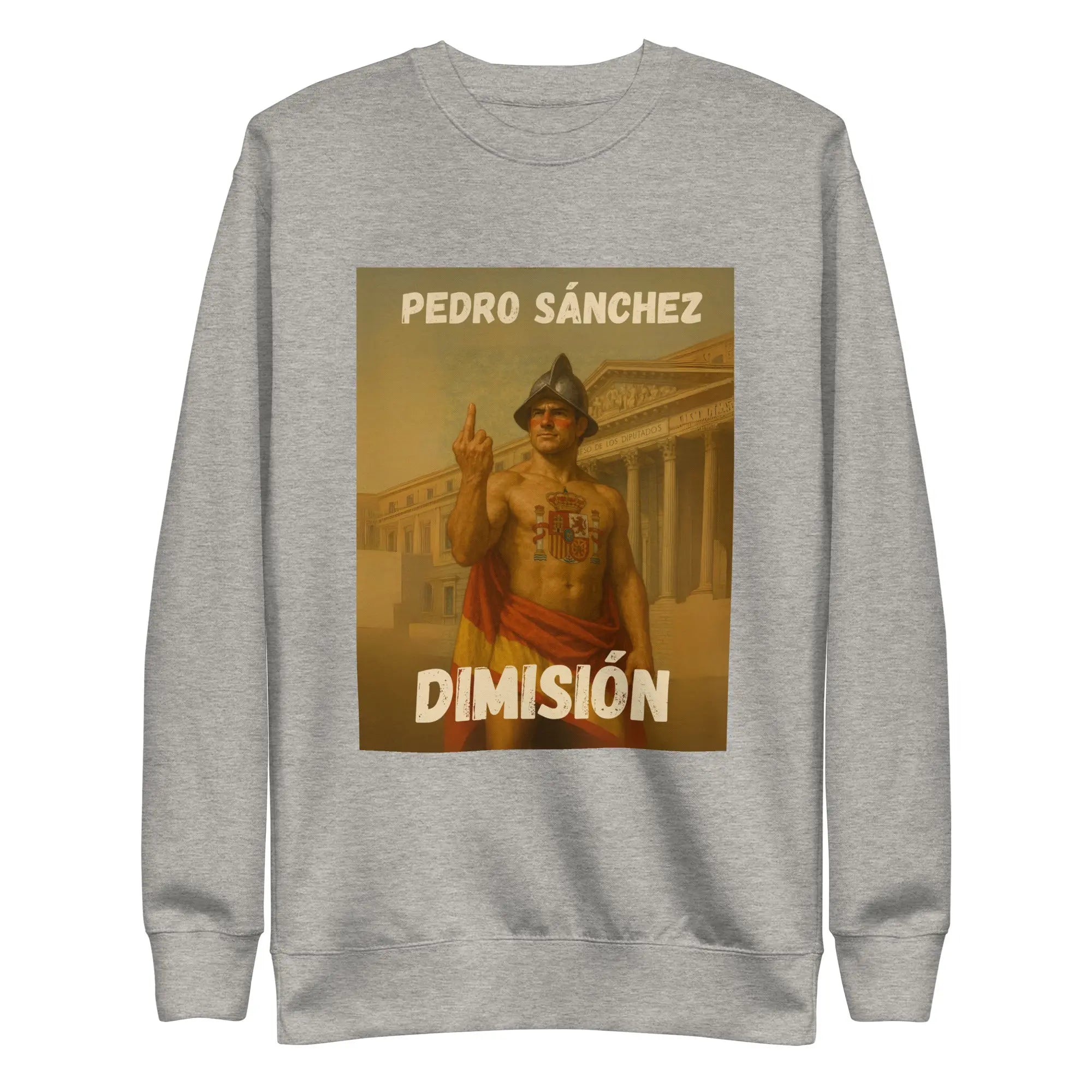 Comprar Sudadera gruesa unisex La Flamenca de Borgoña, Bandera de España, Cruz de Borgoña, Patricia Muñoz, VOX