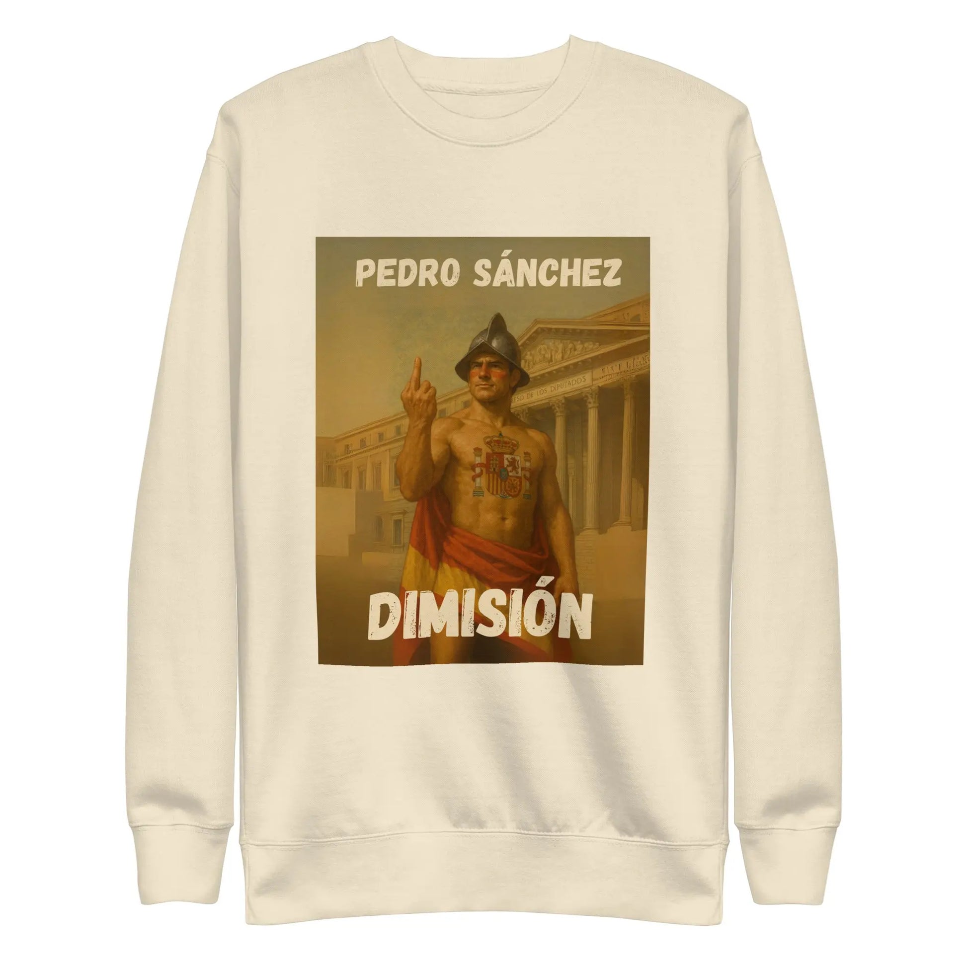 Comprar Sudadera gruesa unisex La Flamenca de Borgoña, Bandera de España, Cruz de Borgoña, Patricia Muñoz, VOX