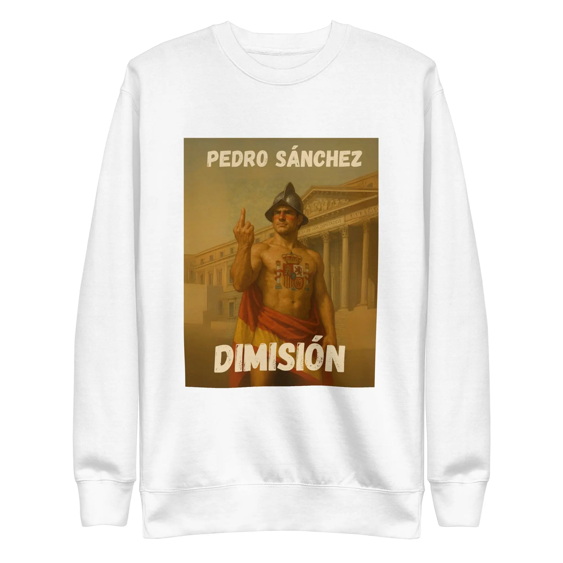 Comprar Sudadera gruesa unisex La Flamenca de Borgoña, Bandera de España, Cruz de Borgoña, Patricia Muñoz, VOX