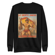 Comprar Sudadera gruesa unisex La Flamenca de Borgoña, Bandera de España, Cruz de Borgoña, Patricia Muñoz, VOX