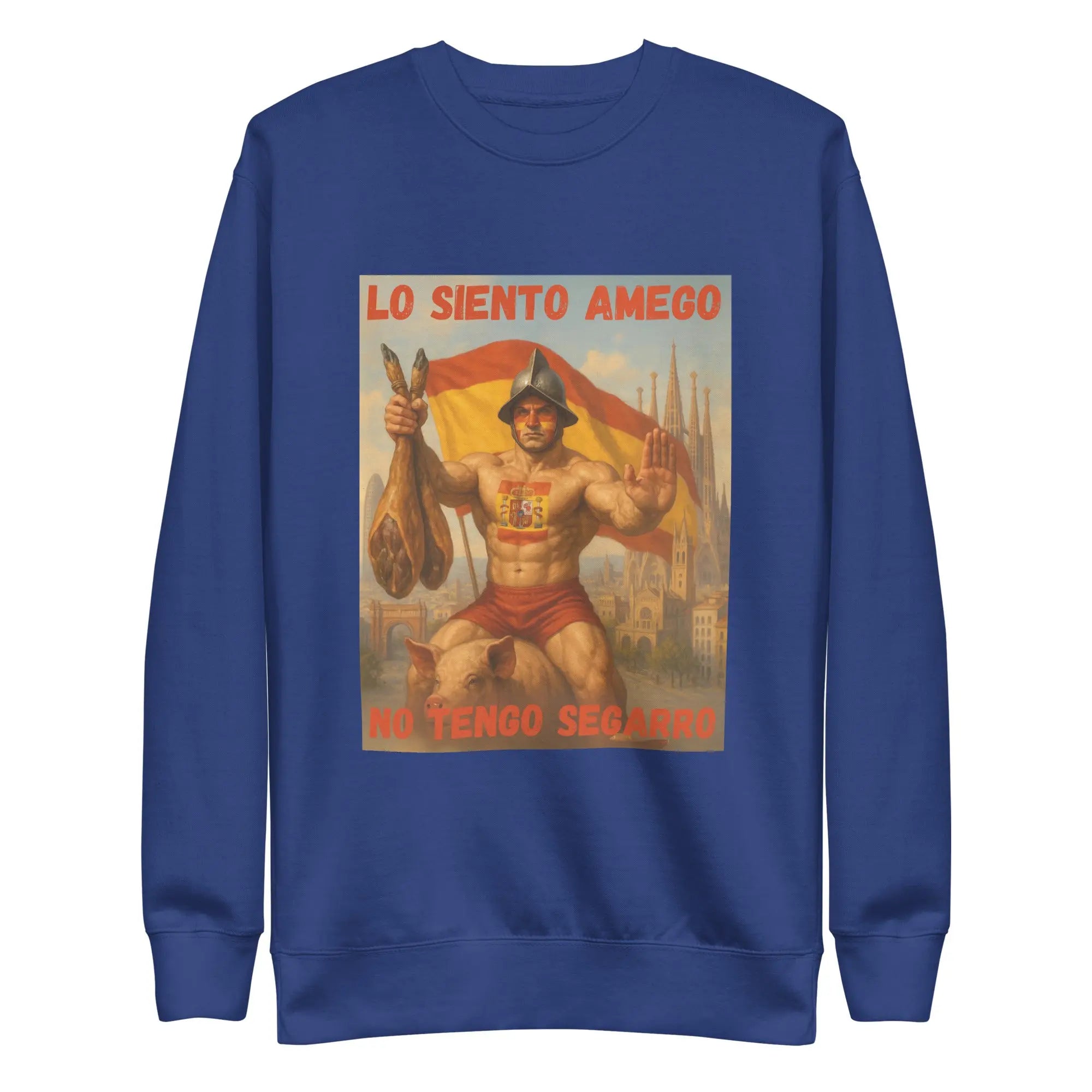 Comprar Sudadera gruesa unisex La Flamenca de Borgoña, Bandera de España, Cruz de Borgoña, Patricia Muñoz, VOX