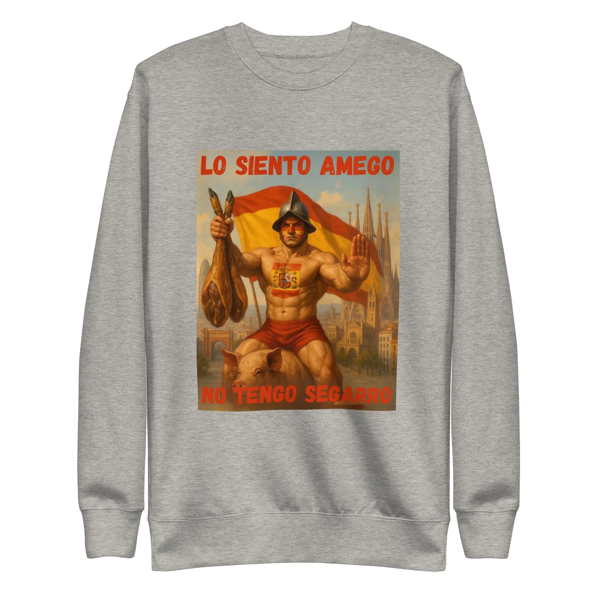 Comprar Sudadera gruesa unisex La Flamenca de Borgoña, Bandera de España, Cruz de Borgoña, Patricia Muñoz, VOX