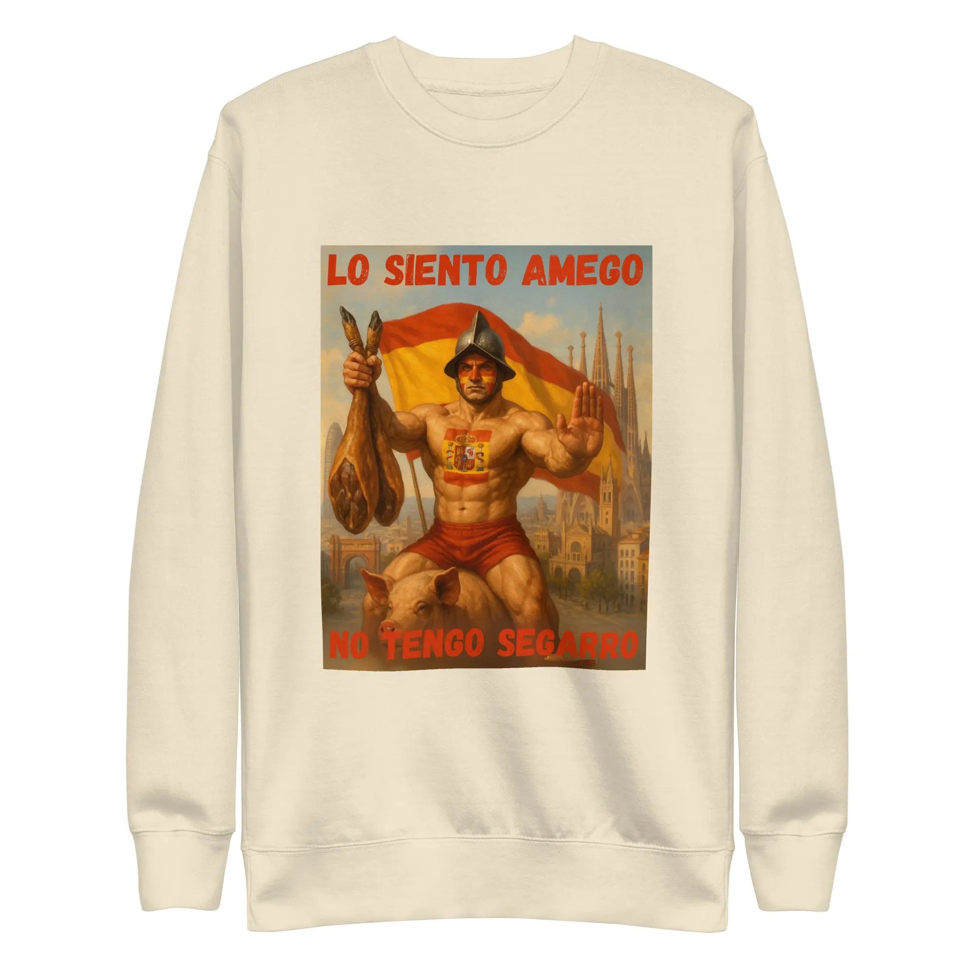 Comprar Sudadera gruesa unisex La Flamenca de Borgoña, Bandera de España, Cruz de Borgoña, Patricia Muñoz, VOX