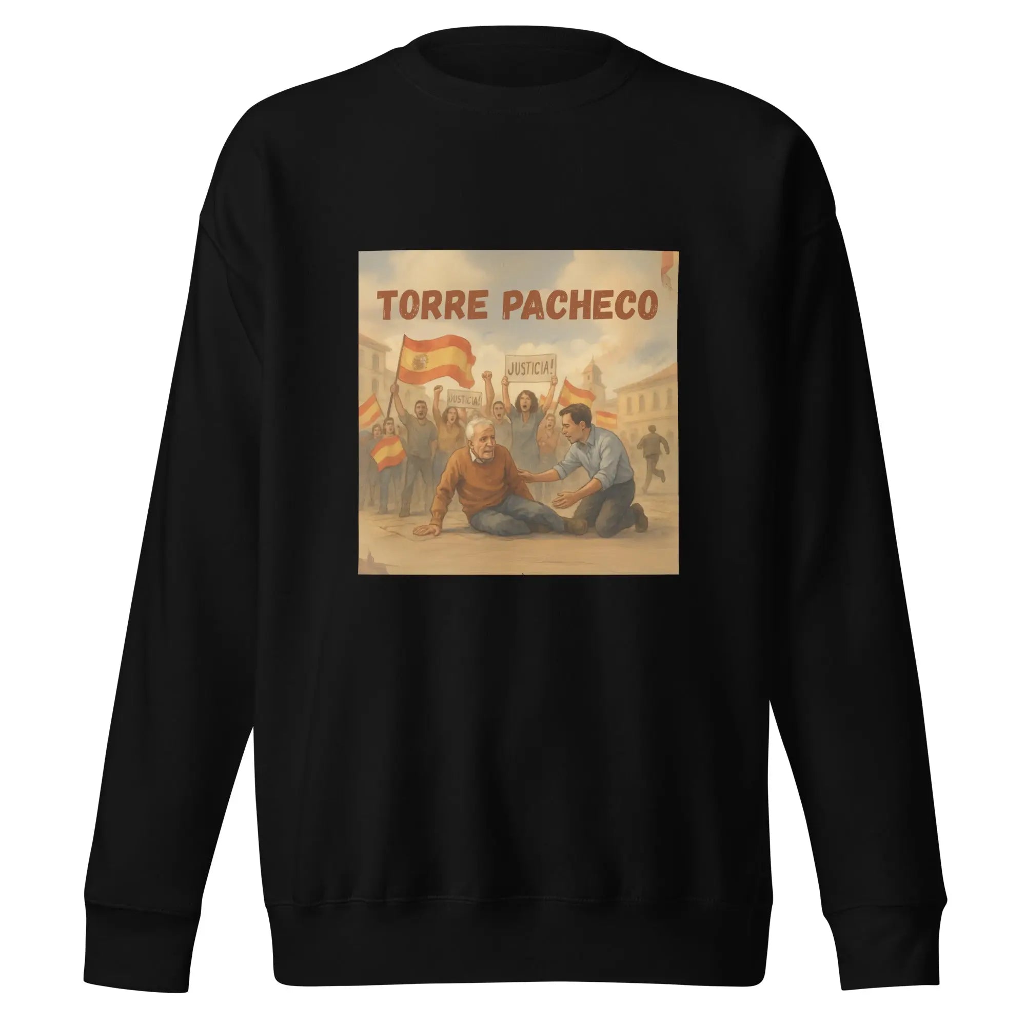 Comprar Sudadera gruesa unisex La Flamenca de Borgoña, Bandera de España, Cruz de Borgoña, Patricia Muñoz, VOX