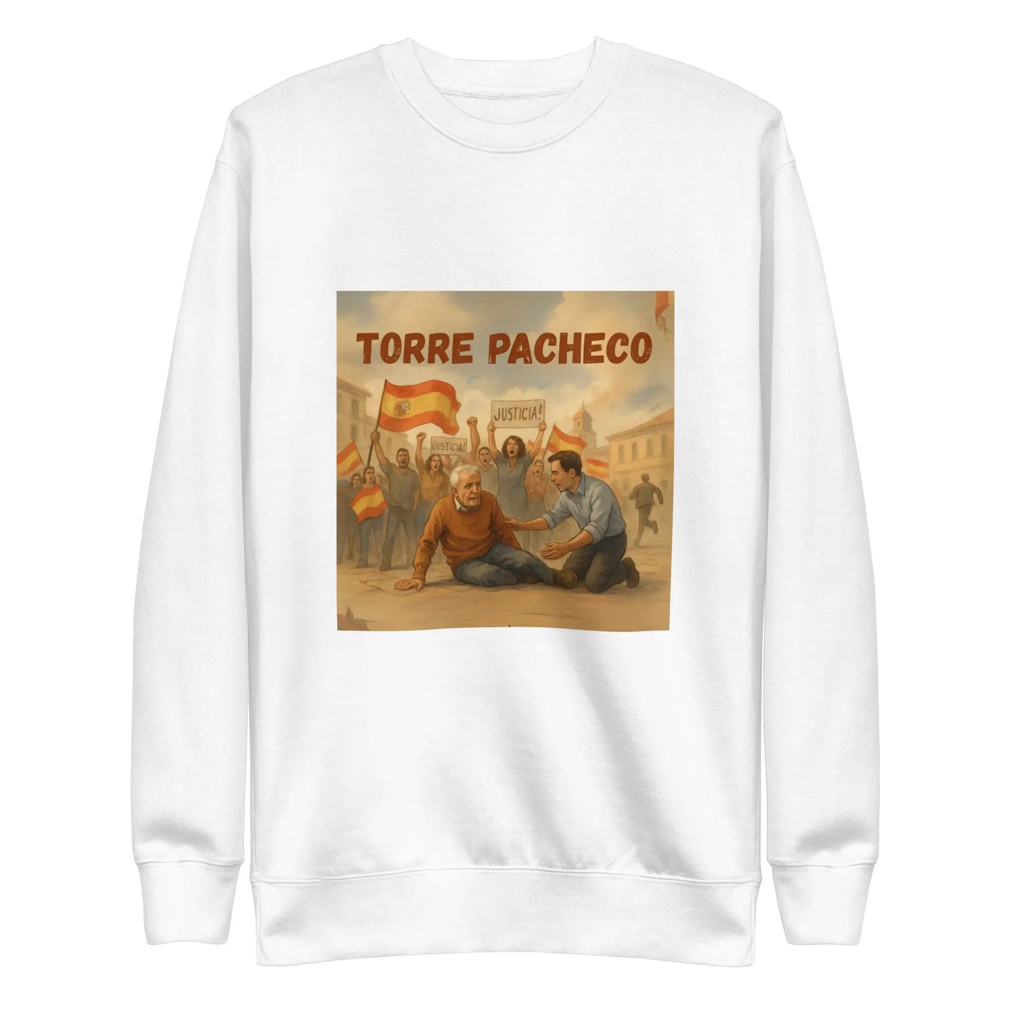 Comprar Sudadera gruesa unisex La Flamenca de Borgoña, Bandera de España, Cruz de Borgoña, Patricia Muñoz, VOX