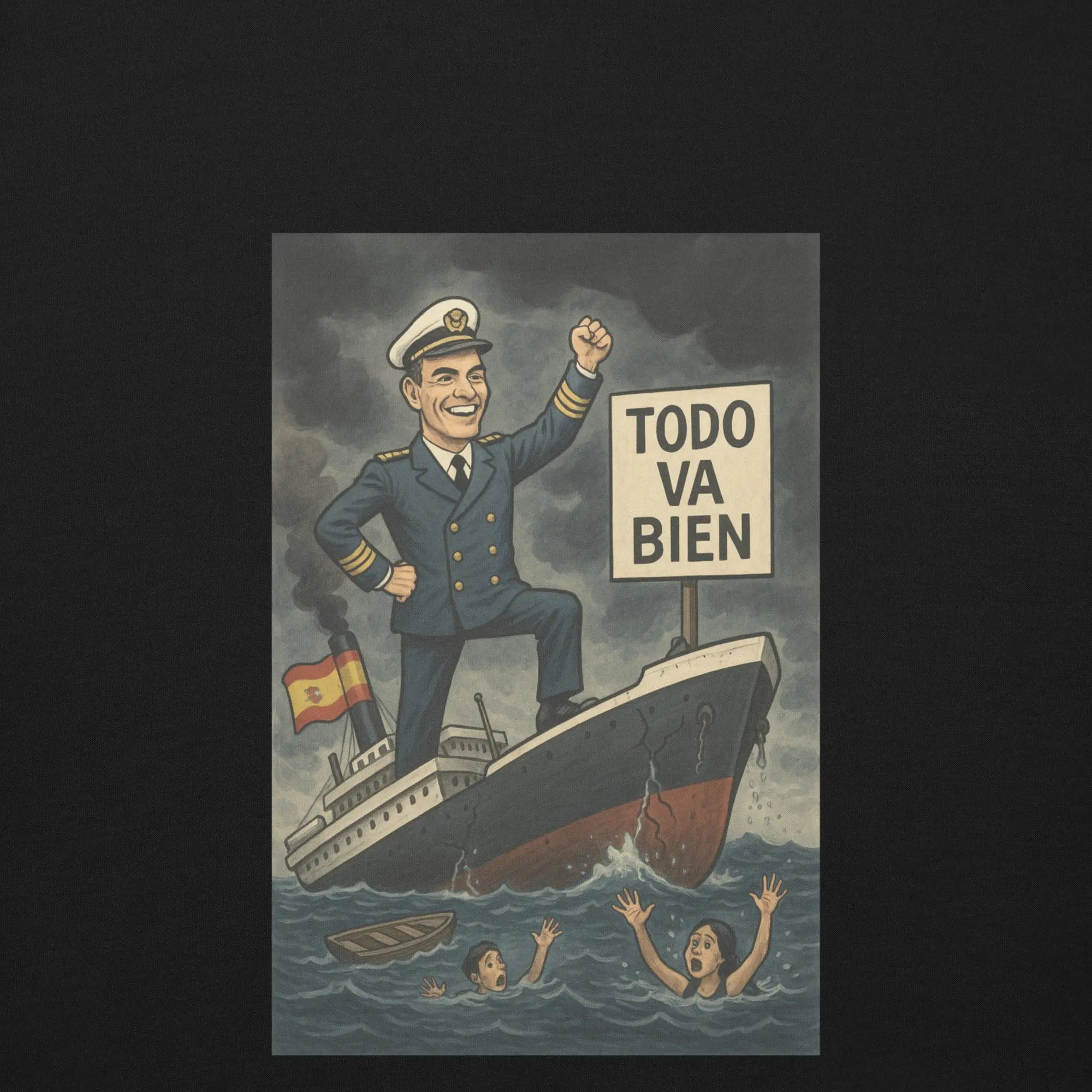 Comprar Sudadera gruesa unisex La Flamenca de Borgoña, Bandera de España, Cruz de Borgoña, Patricia Muñoz, VOX