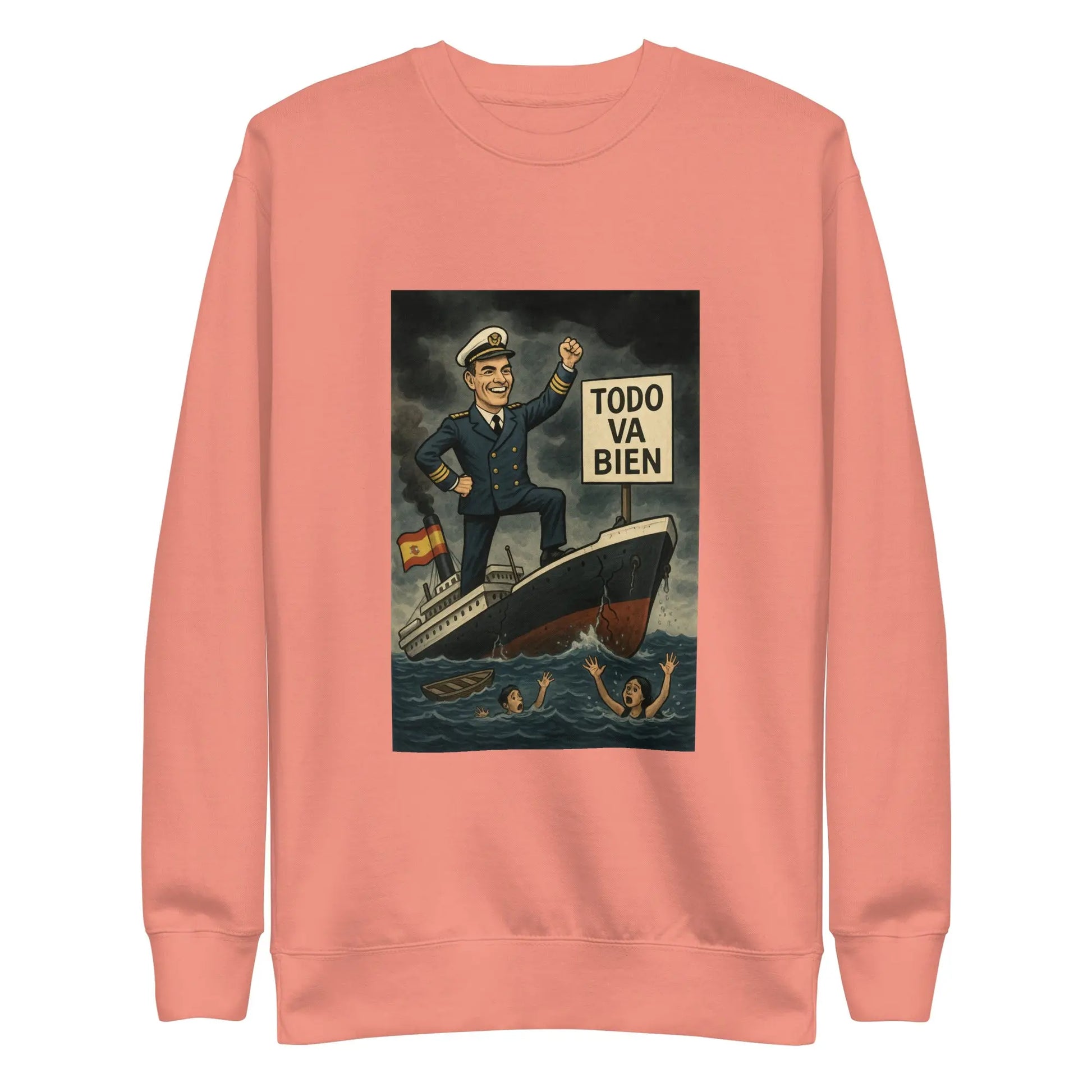 Comprar Sudadera gruesa unisex La Flamenca de Borgoña, Bandera de España, Cruz de Borgoña, Patricia Muñoz, VOX