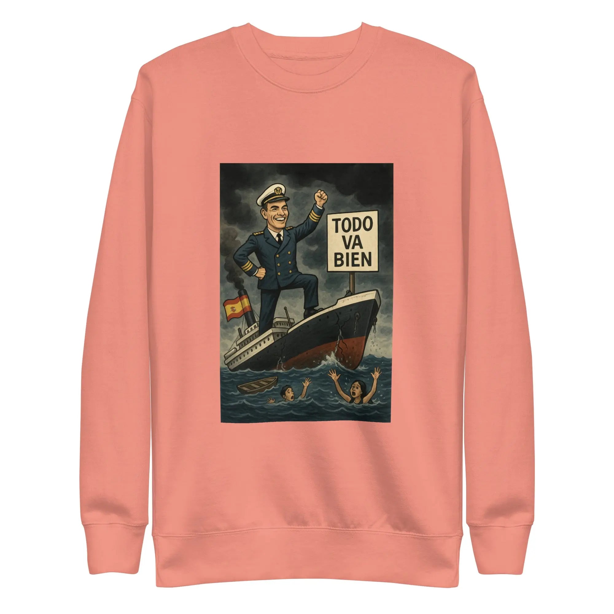 Comprar Sudadera gruesa unisex La Flamenca de Borgoña, Bandera de España, Cruz de Borgoña, Patricia Muñoz, VOX