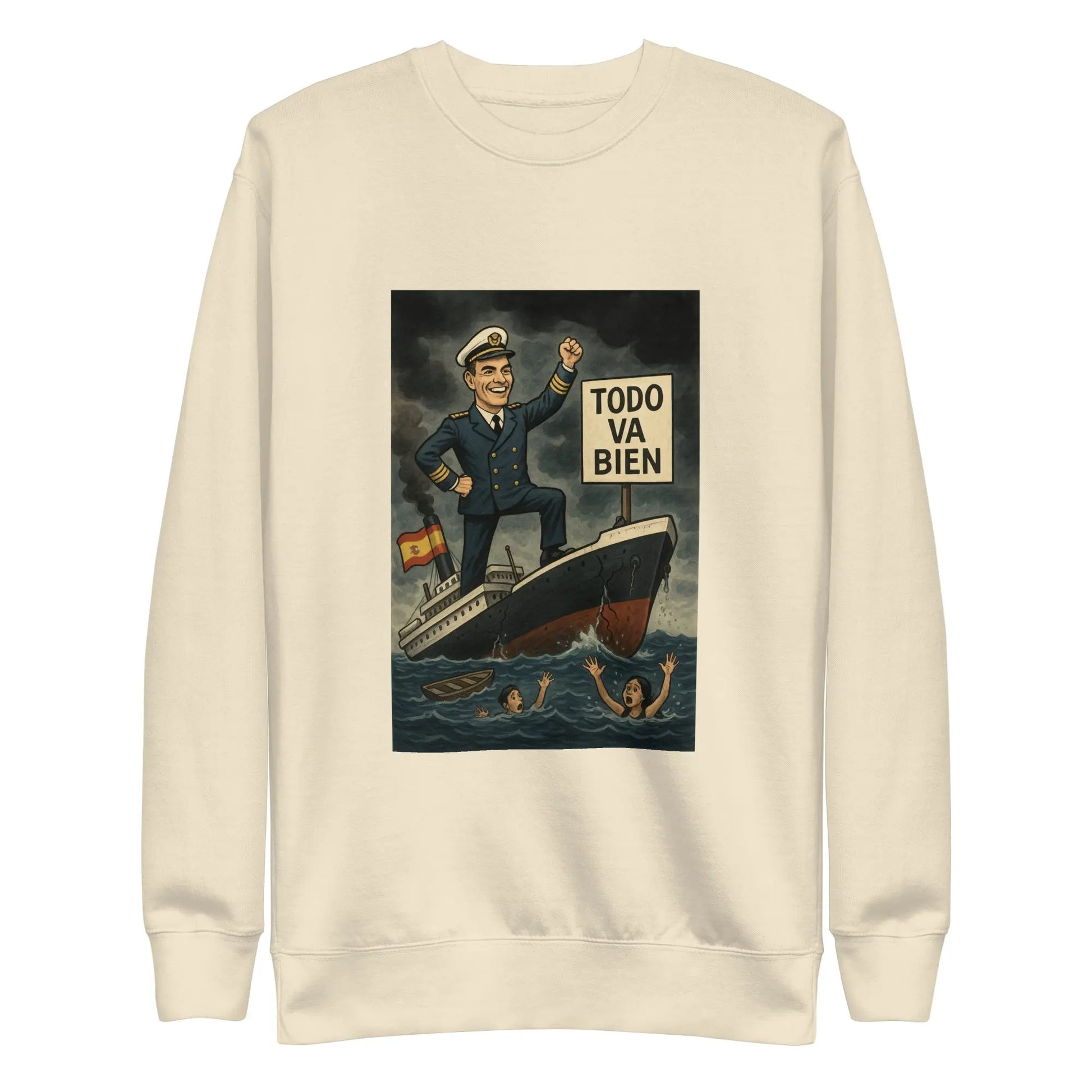 Comprar Sudadera gruesa unisex La Flamenca de Borgoña, Bandera de España, Cruz de Borgoña, Patricia Muñoz, VOX