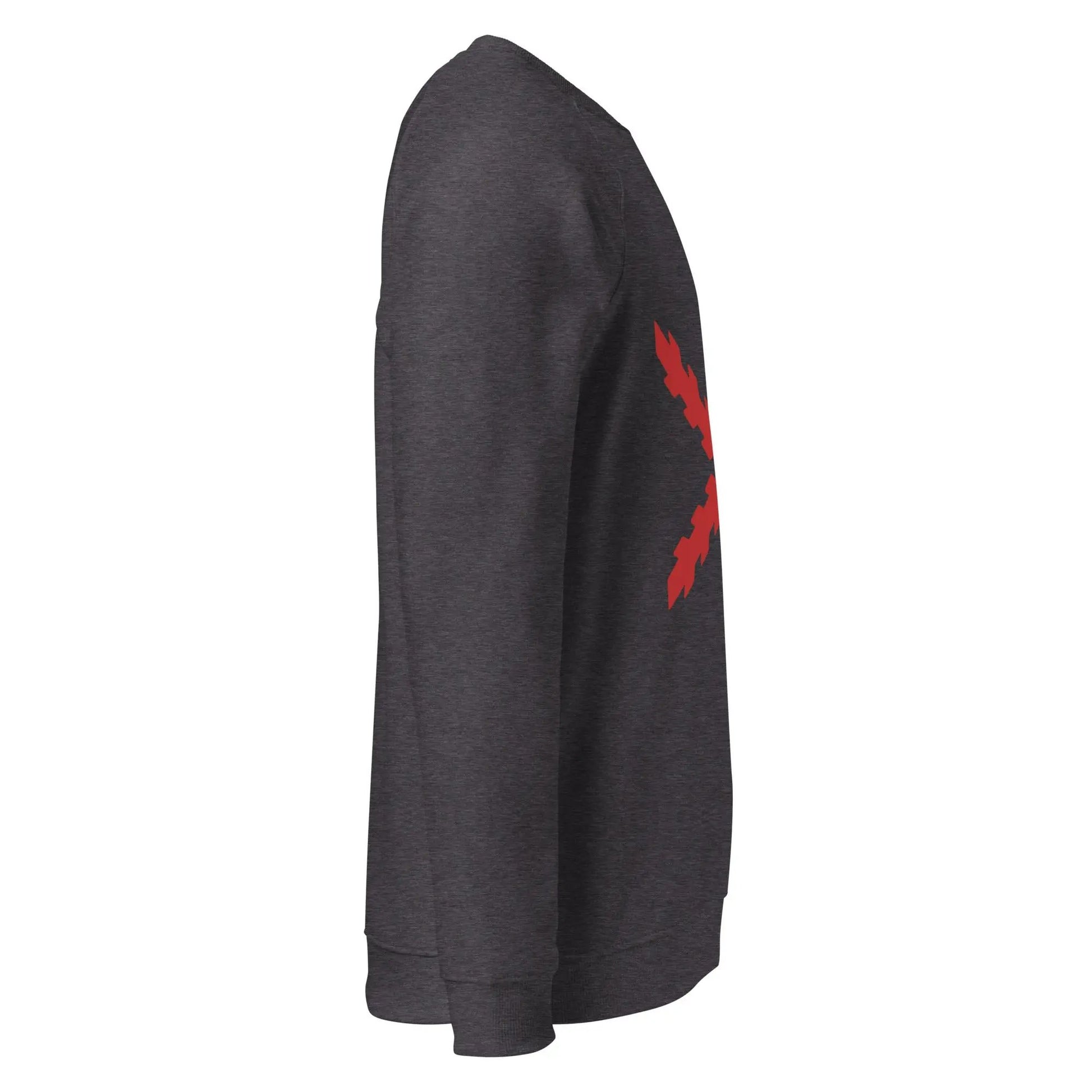 Comprar Sudadera orgánica raglán unisex Cruz de Borgoña La Flamenca de Borgoña Bandera España