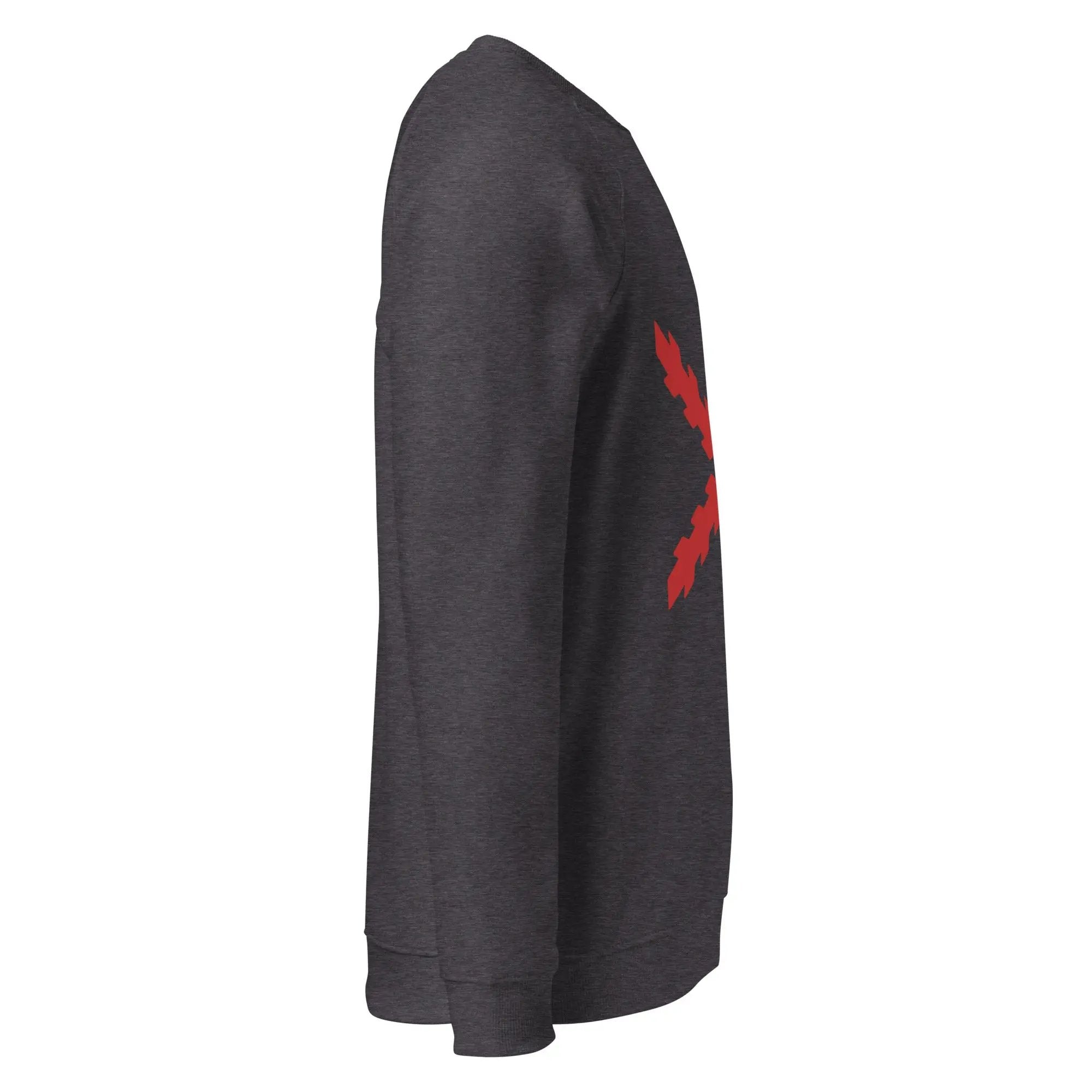 Comprar Sudadera orgánica raglán unisex Cruz de Borgoña La Flamenca de Borgoña Bandera España