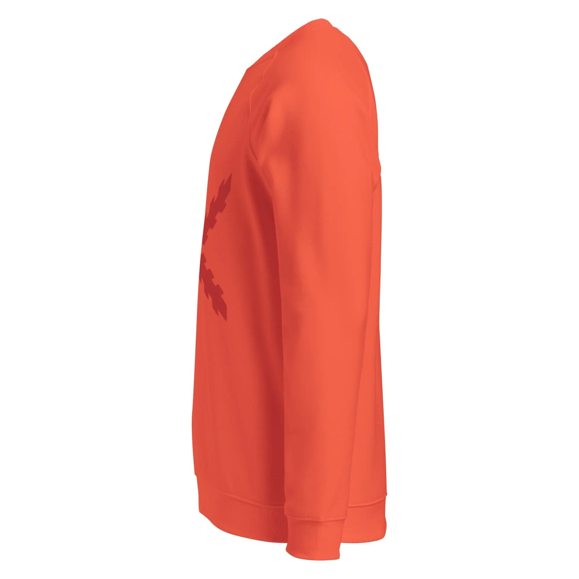 Comprar Sudadera orgánica raglán unisex Cruz de Borgoña La Flamenca de Borgoña Bandera España