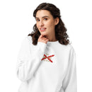 Comprar Sudadera orgánica unisex "Ser español es un Honor" La Flamenca de Borgoña Bandera España