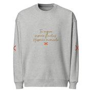 Comprar Sudadera oversize orgánica unisex "Tu regere imperio fluctus Hispane Memento" La Flamenca de Borgoña Bandera España