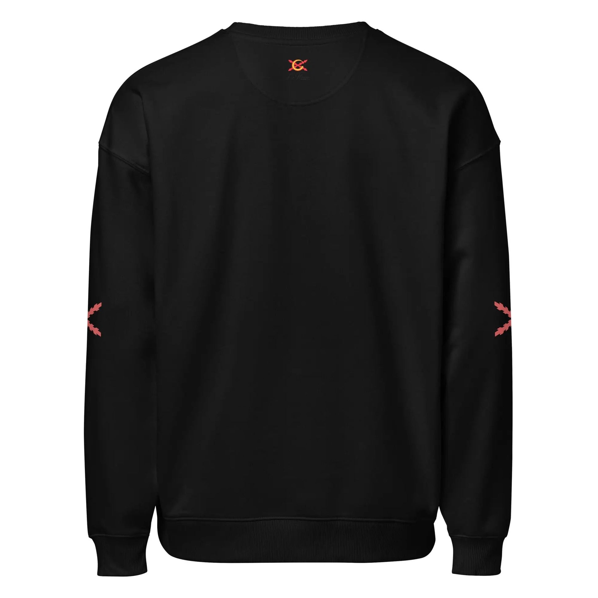 Comprar Sudadera oversize orgánica unisex "Tu regere imperio fluctus Hispane Memento" La Flamenca de Borgoña Bandera España