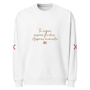 Comprar Sudadera oversize orgánica unisex "Tu regere imperio fluctus Hispane Memento" La Flamenca de Borgoña Bandera España