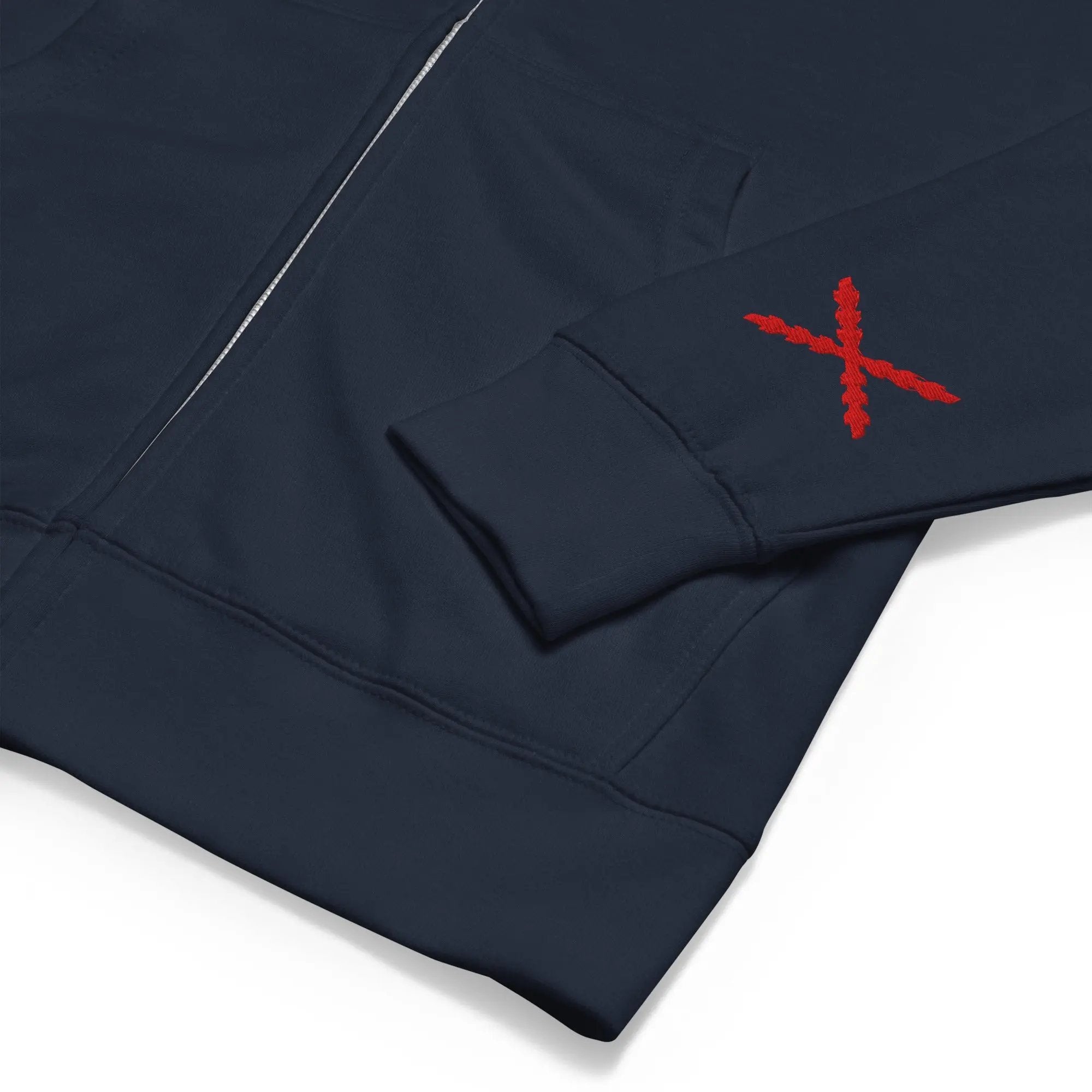 Comprar Sudadera polar con capucha y cremallera unisex Cruz de Borgoña La Flamenca de Borgoña Bandera España