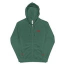 Comprar Sudadera polar con capucha y cremallera unisex Cruz de Borgoña La Flamenca de Borgoña Bandera España