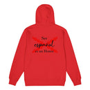 Comprar Sudadera premium con cremallera completa "Ser español es un Honor" La Flamenca de Borgoña Bandera España