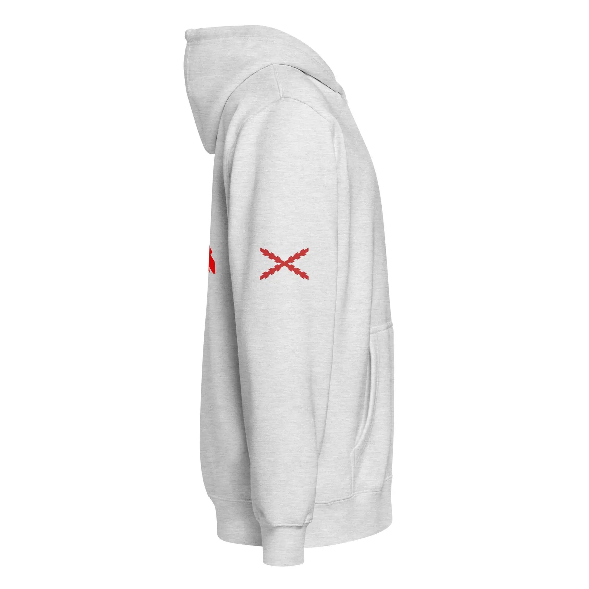 Comprar Sudadera premium con cremallera completa "Ser español es un Honor" La Flamenca de Borgoña Bandera España