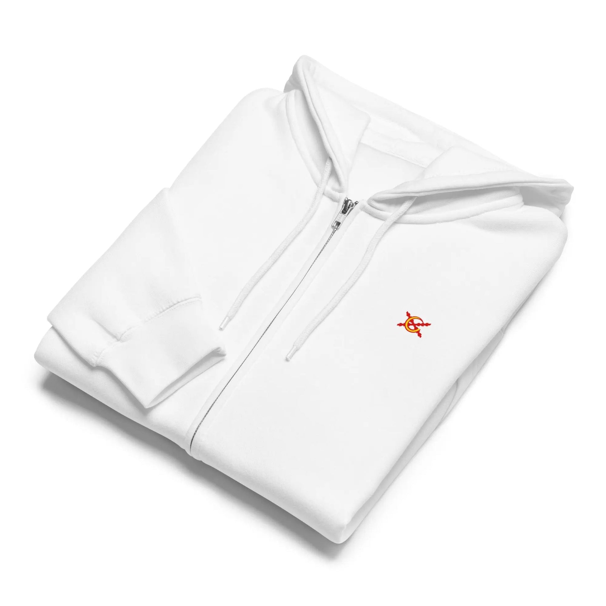 Comprar Sudadera premium con cremallera completa "Ser español es un Honor" La Flamenca de Borgoña Bandera España