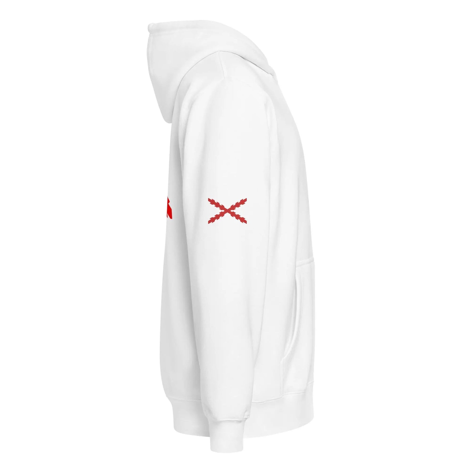 Comprar Sudadera premium con cremallera completa "Ser español es un Honor" La Flamenca de Borgoña Bandera España