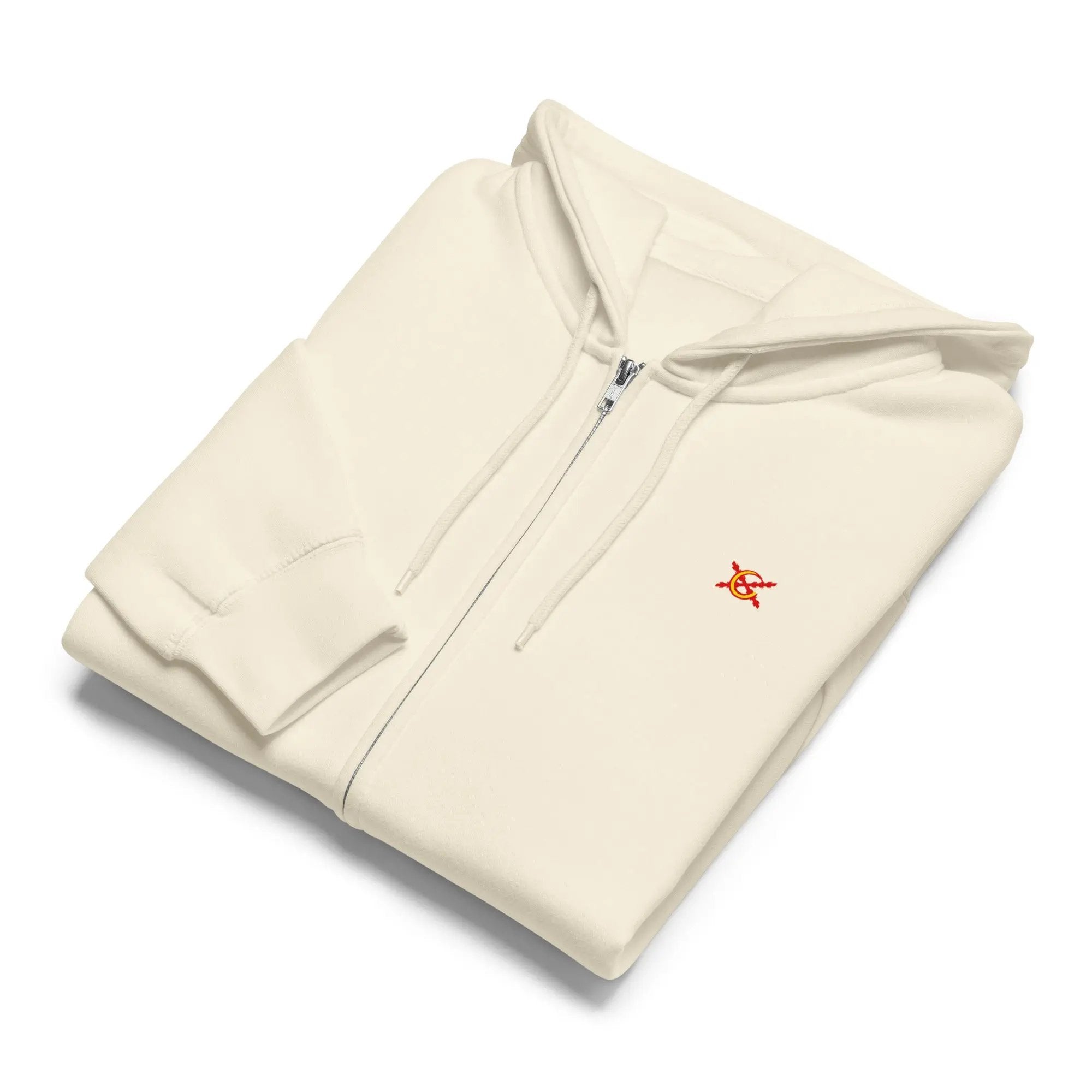 Comprar Sudadera premium con cremallera completa "Ser español es un Honor" La Flamenca de Borgoña Bandera España