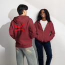 Comprar Sudadera premium con cremallera completa "Ser español es un Honor" La Flamenca de Borgoña Bandera España