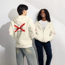 Comprar Sudadera premium con cremallera completa "Ser español es un Honor" La Flamenca de Borgoña Bandera España