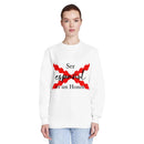 Comprar Sudadera premium unisex de cuello redondo "Ser español de Honor" La Flamenca de Borgoña Bandera España