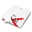 Comprar Sudadera premium unisex de cuello redondo "Ser español de Honor" La Flamenca de Borgoña Bandera España