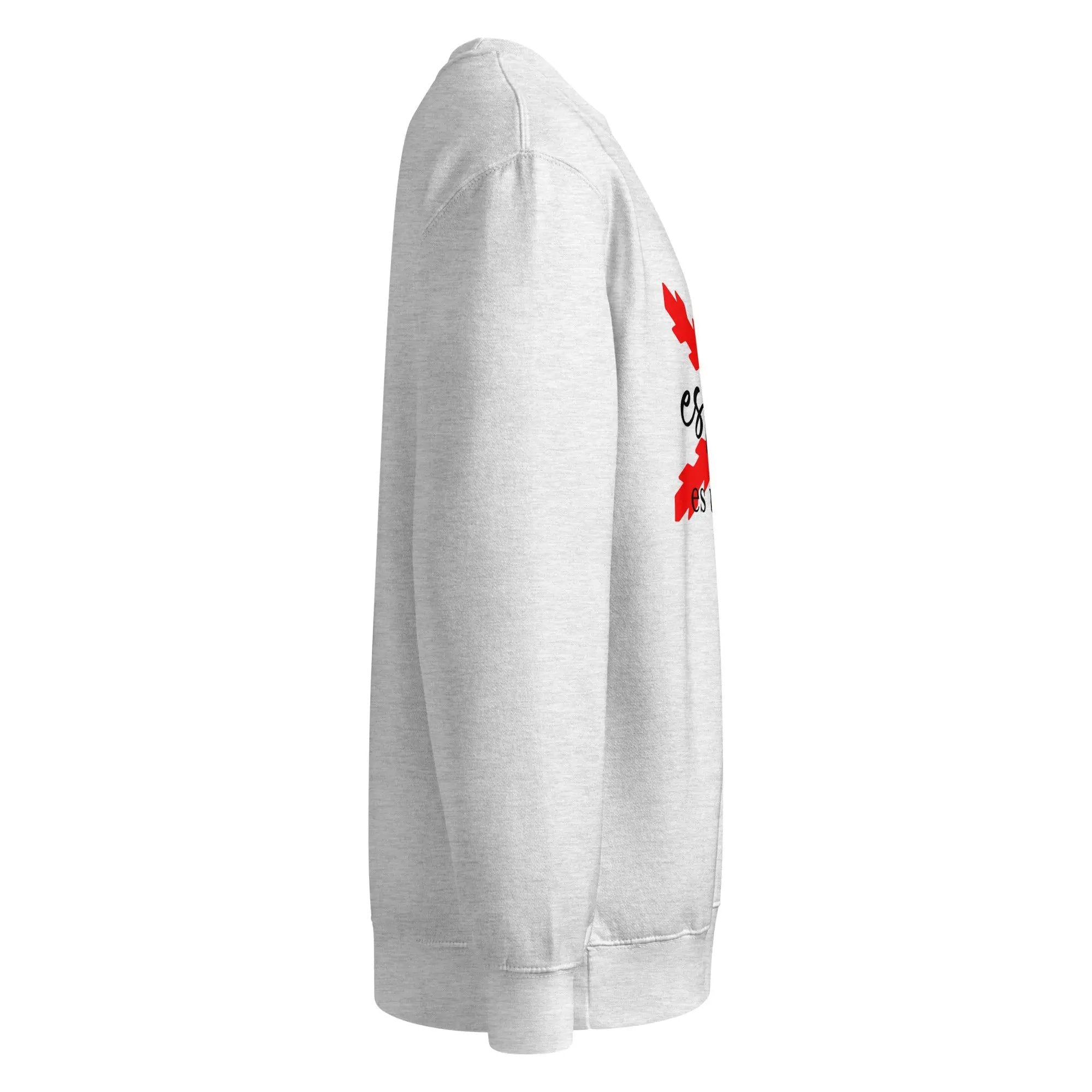 Comprar Sudadera premium unisex de cuello redondo "Ser español de Honor" La Flamenca de Borgoña Bandera España