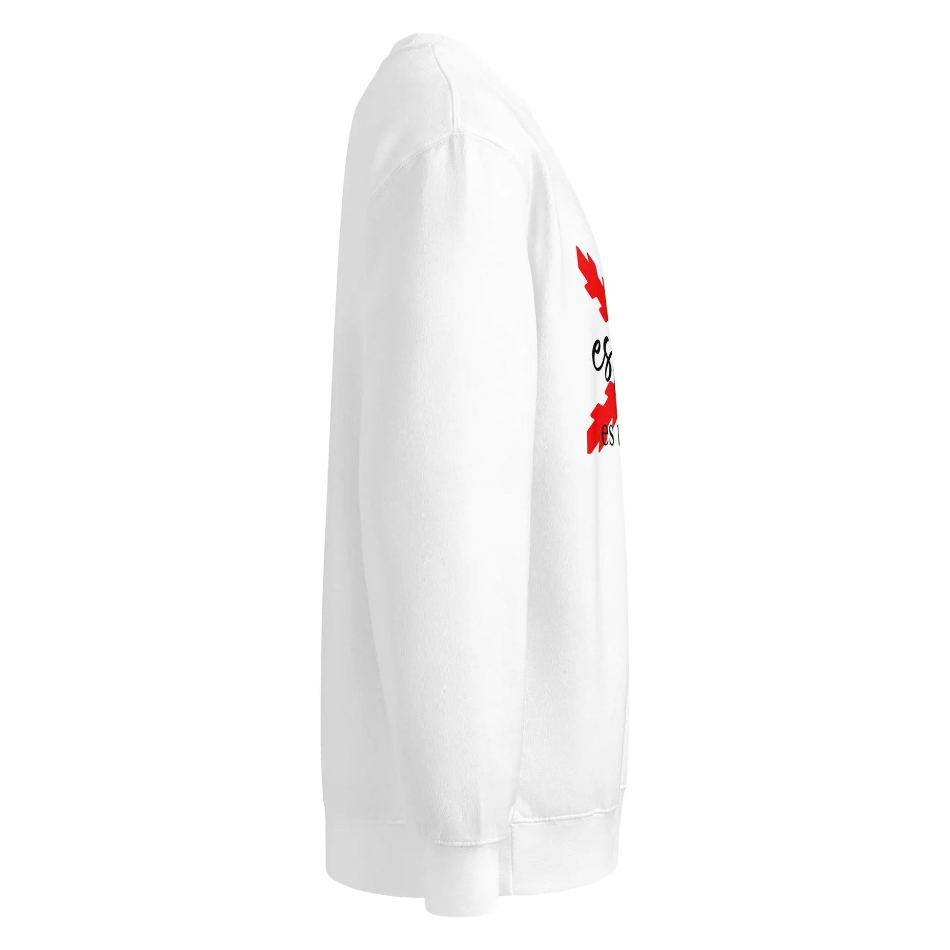 Comprar Sudadera premium unisex de cuello redondo "Ser español de Honor" La Flamenca de Borgoña Bandera España