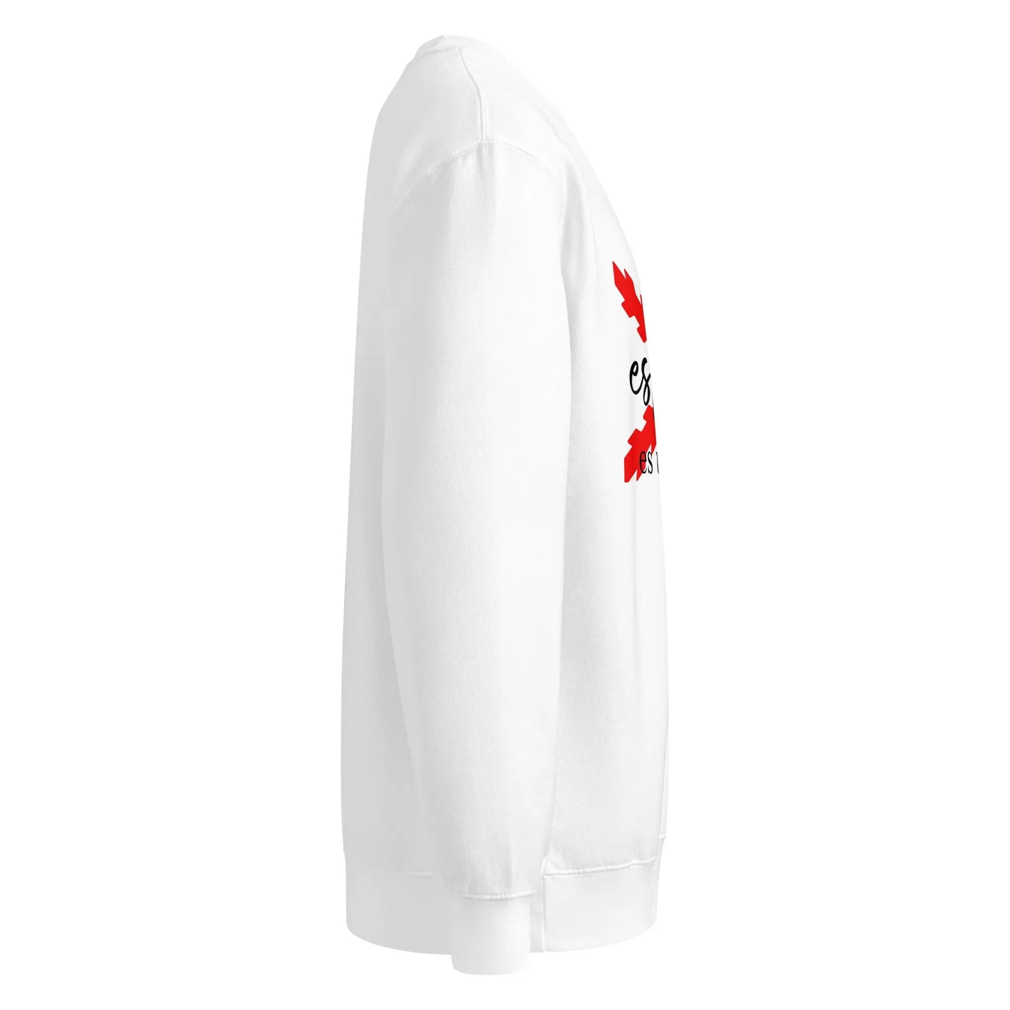 Comprar Sudadera premium unisex de cuello redondo "Ser español de Honor" La Flamenca de Borgoña Bandera España