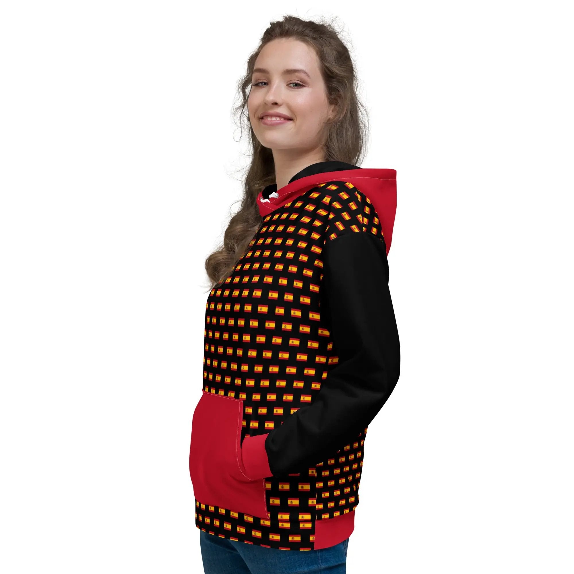 Comprar Sudadera unisex Bandera España La Flamenca de Borgoña Bandera España