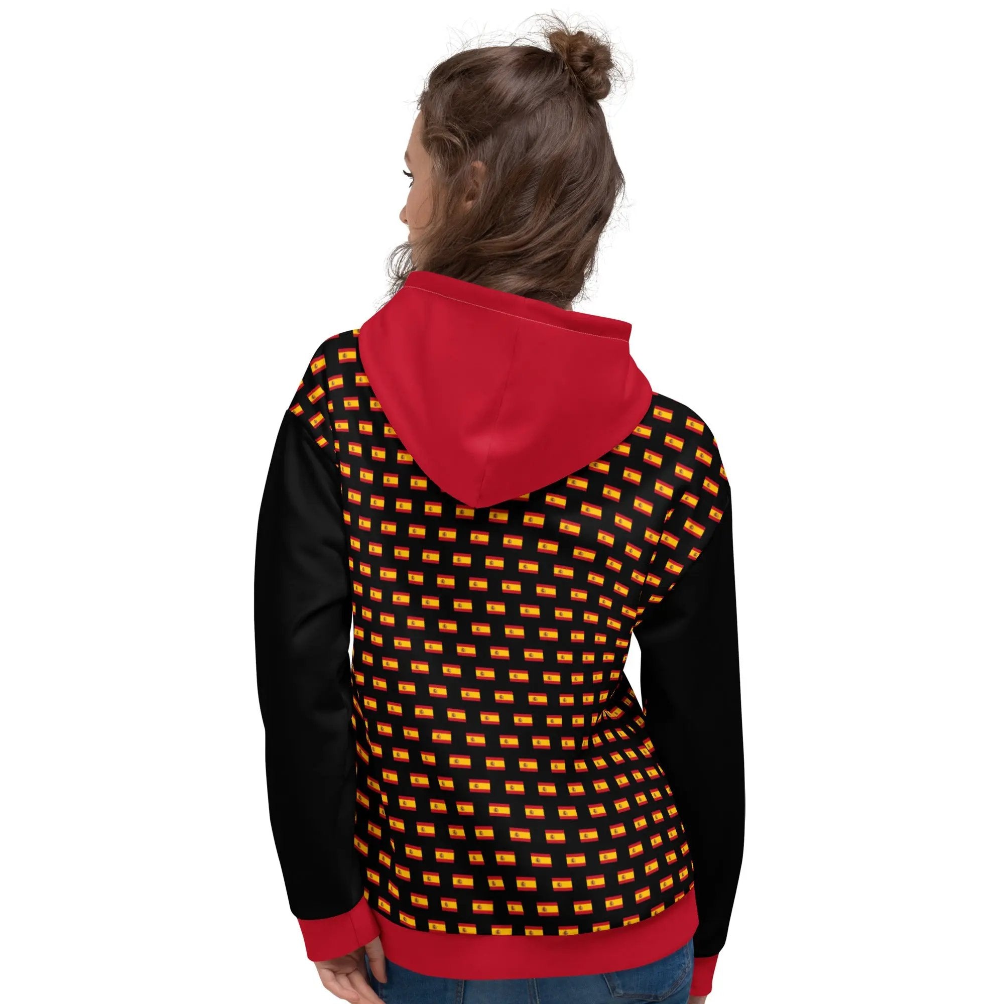 Comprar Sudadera unisex Bandera España La Flamenca de Borgoña Bandera España