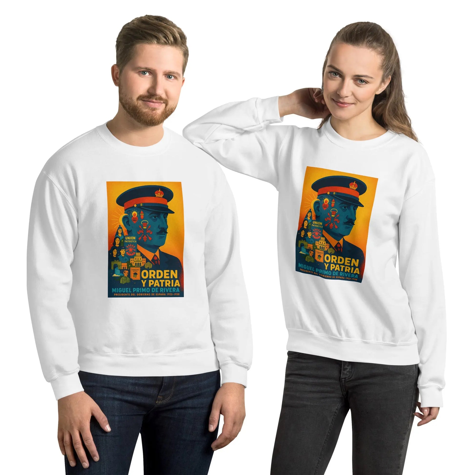 Comprar Sudadera unisex La Flamenca de Borgoña, Bandera de España, Cruz de Borgoña, Patricia Muñoz, VOX