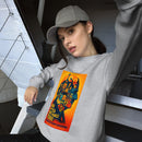 Comprar Sudadera unisex La Flamenca de Borgoña, Bandera de España, Cruz de Borgoña, Patricia Muñoz, VOX