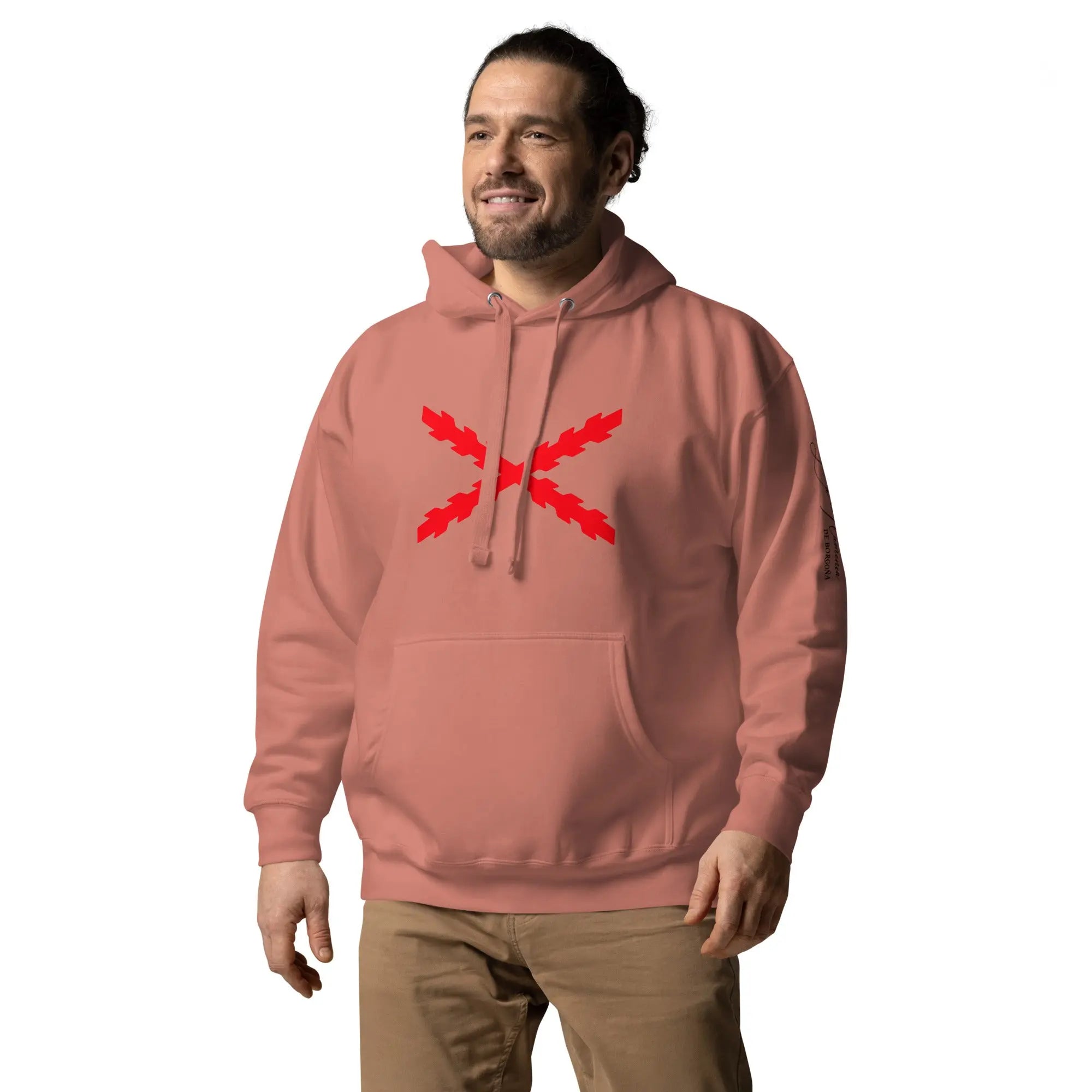 Comprar Sudadera unisex Tu Regere Imperio Fluctus Hispane Memento con capucha Bandera España La Flamenca de Borgoña Patricia Muñoz VOX