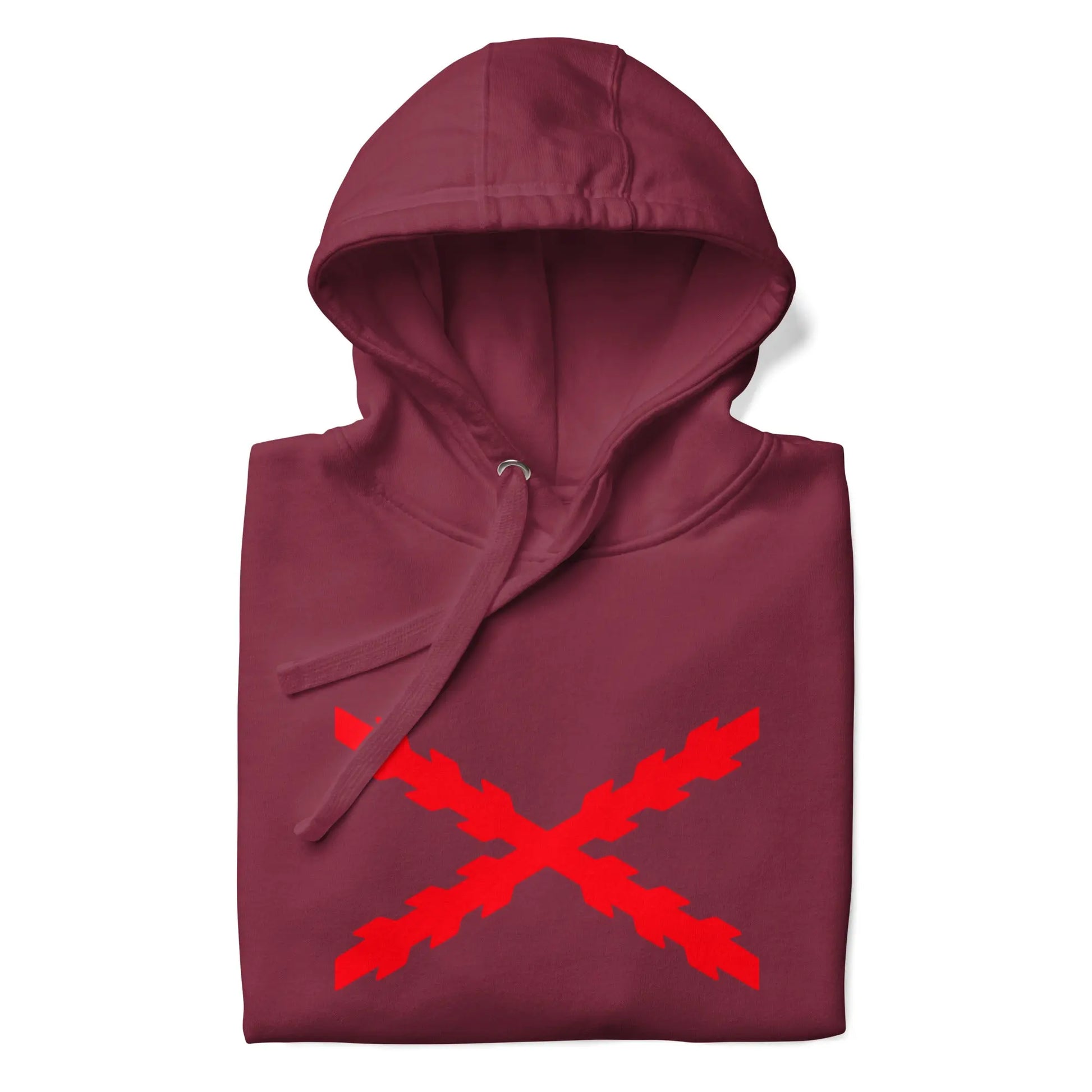 Comprar Sudadera unisex Tu Regere Imperio Fluctus Hispane Memento con capucha Bandera España La Flamenca de Borgoña Patricia Muñoz VOX